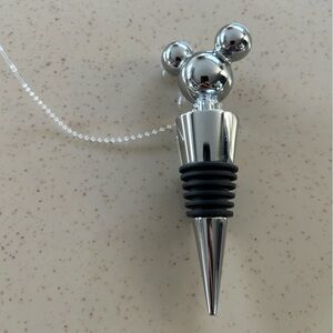 Disney Silver and Black Wine Stopper